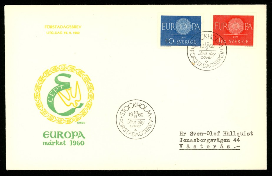 F517-18. 19.9.60. Med vinjett enl bild