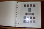 Enklare samling ringtyp-1940-talet i SAFE DUAL-album. Innehåller en del trevligt ringtyp och Oscar II, många bandmärken, mellanvalörer 1924, samt en hel del användbara stämplar.