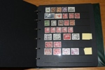 STÄMPLAR. Visiralbum ca 45 välfyllda sidor med vackra stämplar, många prakt-lyx. Tidsperiod 1880-tal-1990-tal med bra spridning. Mängder med märken!