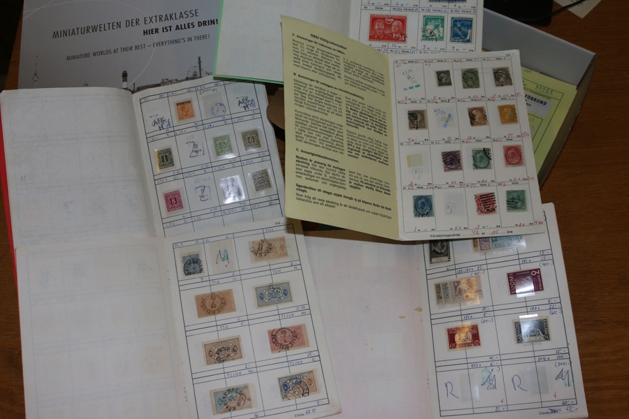 Parti med 19 urvalshäften blandat Europa inkl Norden (ej Sverige).