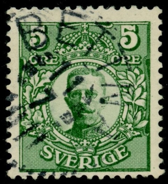 F75vm4. Stpl ex med (liten) del av två kronor, vertikalt. F 1800 kr