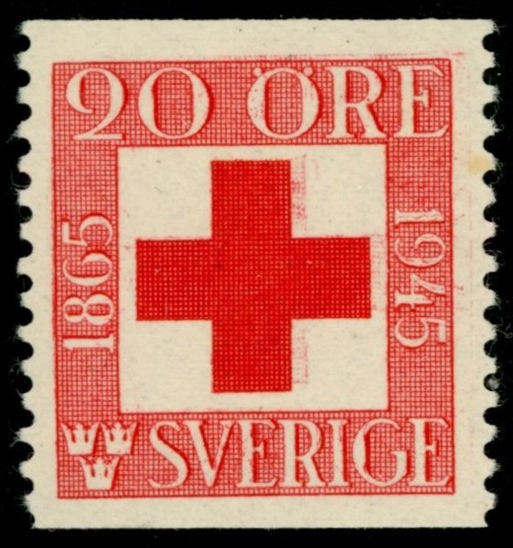 F358Av2. Postfriskt ex med skuggning t.h. om korset.