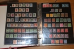 Ostämplad samling klassiskt fram till 1985 i pärm. Välfyllt redan från starten med mycket vapen-ringtyp, dock även flera defekta, nytryck eller utan gummi. Men också ett flertal fullt godtagbara ex.