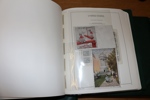USA. Samling klassiskt fram till 2007 i hela fem Leuchtturmalbum med fickor. Innehåller en hel del användbart material i den äldre delen med flera bättre märken. Ett helt album för "back of the book".