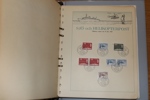 Samling på Frimärkshusets vinjettblad 1948-67. Det är alltså inte "brev" utan på blad med FDC-stämplar. Mycket tilltalande!