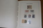 Riktigt trevlig samling 1856-1999 i förtrycksalbum (def pärm). Innehåller 10 kop oval (def), flera trevliga serpentiner i blandad kvalitet, samt mycket välfyllt 1800-tal i övrigt