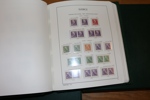 Nästan enbart xx samling 1877-1989 i två Leuchtturm-album med fickor.