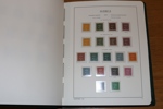 Samling x/xx 1886-1974 i Leuchtturmalbum med fickor. Välfyllt med Oscar II, medaljong, landstorm, bandmärken. Kongress och Förening kpl mest xx. 