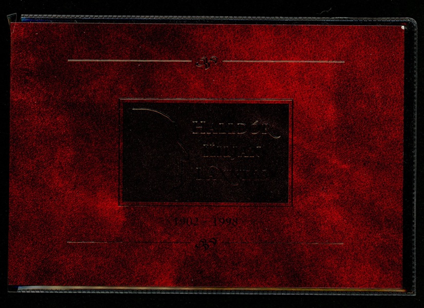 Block 37v. Laxness, guldbelagt xx block i presentförpackning. F 1000 kr+