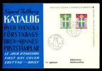 6.6.55. FDC i form av Tullbergs katalog över FDC och poststämplar. Originellt FDC.