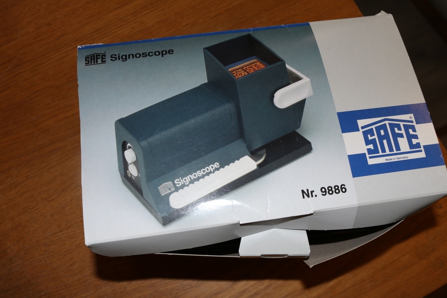 SAFE Signoscope med förpackning, möjligen oanvänd.