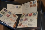 Fyndlåda blandat bl.a. xx samling Sverige 1980-89, äldre svenska FDC, Tyskland, Italien m.m. 20 kg.