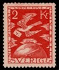 F224. Postfriskt ex, svagt lodrätt gummiveck. F 2900 kr