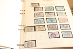 Samling 1855-1999 i fem trevliga Estett-album. Här bjuds på tre 4 sk bco, två 8 sk bco och två svarta lokalmärken. Sedan fortsätter det med välfyllt avsnitt vapen och ringtyp delvis i nyanser.