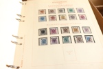 Samling 1855-1999 i fem trevliga Estett-album. Här bjuds på tre 4 sk bco, två 8 sk bco och två svarta lokalmärken. Sedan fortsätter det med välfyllt avsnitt vapen och ringtyp delvis i nyanser.