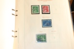Samling 1855-1999 i fem trevliga Estett-album. Här bjuds på tre 4 sk bco, två 8 sk bco och två svarta lokalmärken. Sedan fortsätter det med välfyllt avsnitt vapen och ringtyp delvis i nyanser.