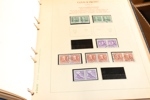 Samling 1855-1999 i fem trevliga Estett-album. Här bjuds på tre 4 sk bco, två 8 sk bco och två svarta lokalmärken. Sedan fortsätter det med välfyllt avsnitt vapen och ringtyp delvis i nyanser.
