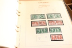 Samling 1855-1999 i fem trevliga Estett-album. Här bjuds på tre 4 sk bco, två 8 sk bco och två svarta lokalmärken. Sedan fortsätter det med välfyllt avsnitt vapen och ringtyp delvis i nyanser.