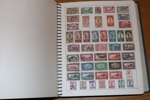 Afrika, Asien och Australien. Samling i äldre album med en del intressant, bl.a. Kina. Se bildexempel.