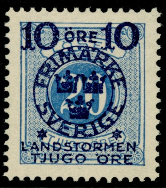 F120. Postfriskt prakt-lyxexemplar. F 450 kr+