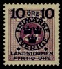 F121. Postfriskt lyxexemplar. Ett enastående ex av den här valören som oftast är snedcentrerad. F 1100 kr+++