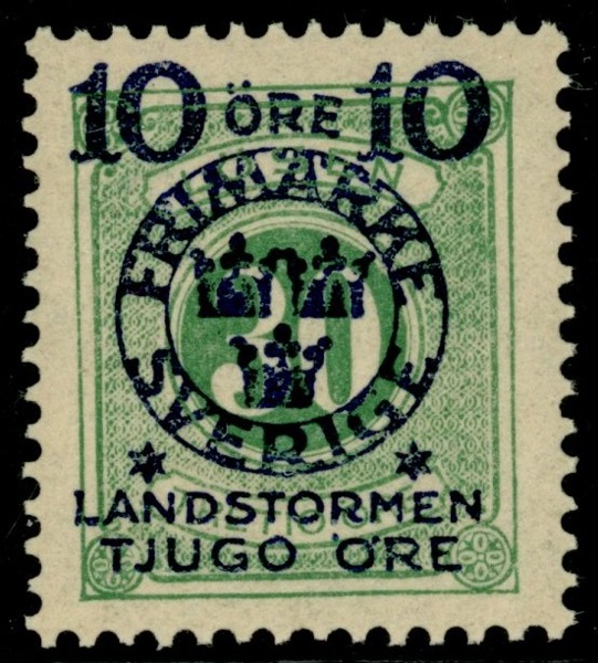 F122. Postfriskt praktex. F 400 kr+