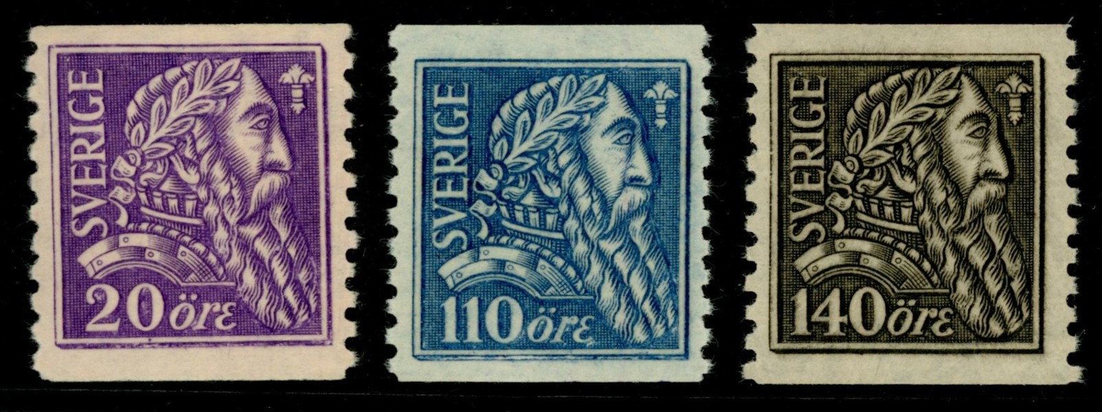 F153-55bz. Postfrisk praktserie, alla med vm KPV. F 5100 kr+