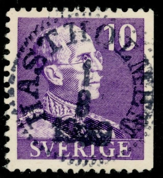 F269B. HÄSTHOLMEN 1.8.1939. Lyx av ett svårt 3-sidigt märke!