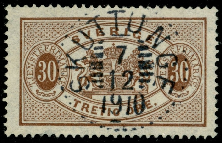 Tj21. SKUTTUNGE 7.12.1910. Små anm men vackert.