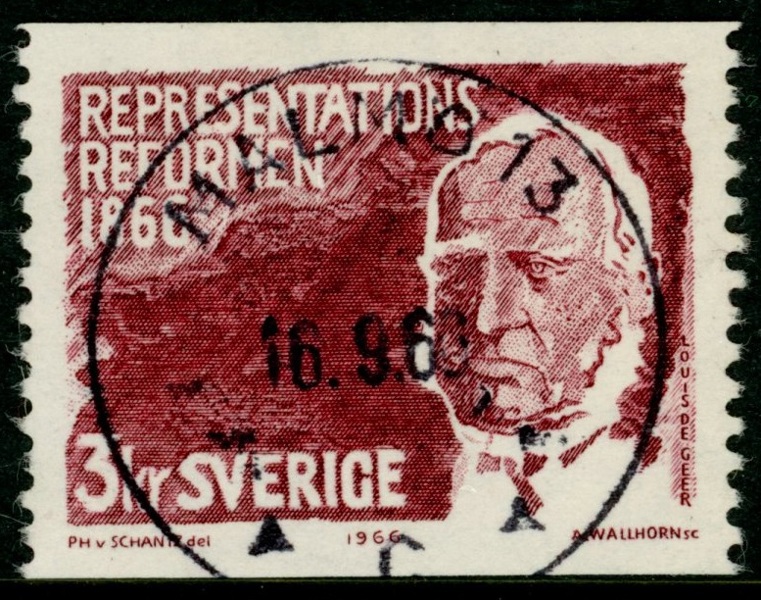 F581. MALMÖ 13 16.9.66. Kort tand.