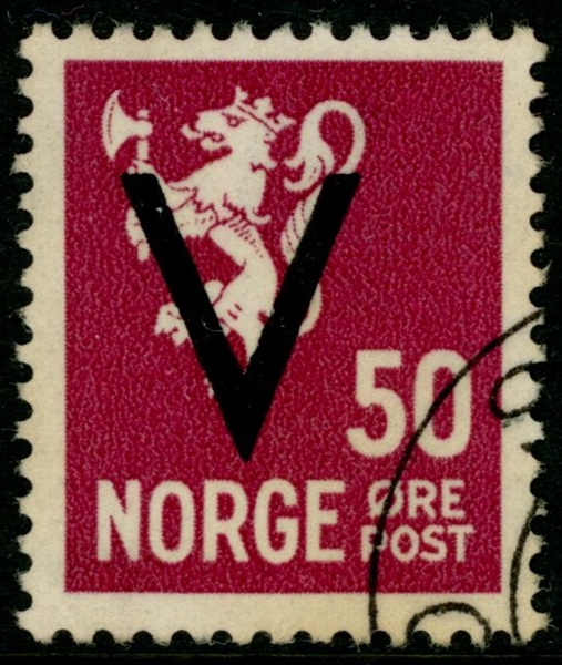 F277. Stpl ex med vm posthorn. F 5000 kr