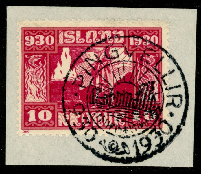 F187. Stämplat ex på klipp. F 1100 kr