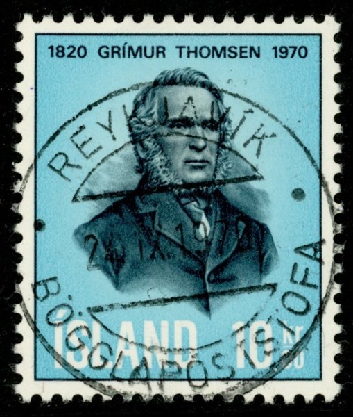 F482. REYKJAVIK BÖGGLAPÓSTSTOFA 24.IX.1970