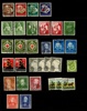 TYSKLAND. Lot bättre stämplade (två längst ned xx) märken. Mi € 380 enl inl.