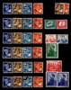 TYSKLAND/DDR. Lot bättre stämplade märken. Mi € 300+ enl inl.