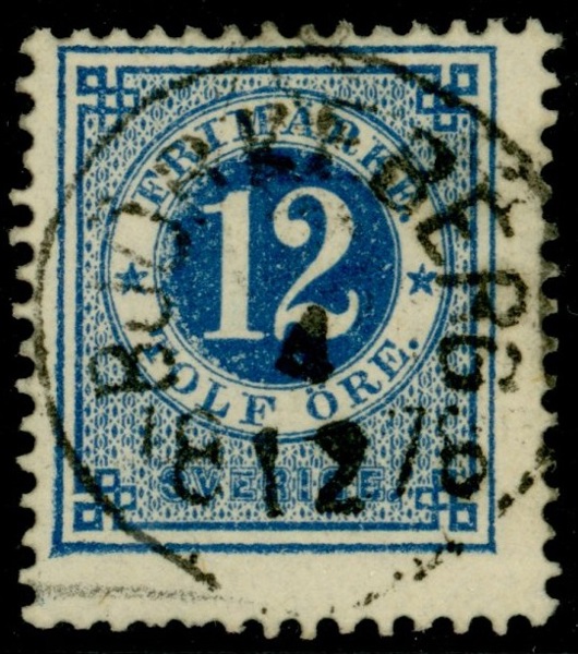 F32. BJÖRKEBERG 4.12.1878. Ktt, lyxstämpel bättre ort.