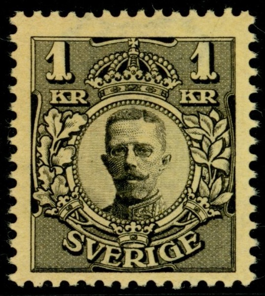 F77vm1. Postfriskt ex med omv vm krona. F 1800 kr