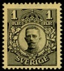 F77vm1. Postfriskt ex med omv vm krona. F 1800 kr