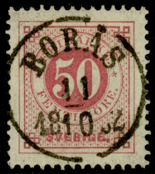 F36. BORÅS 11.10.1882. En kort tandspets, annars lyx!