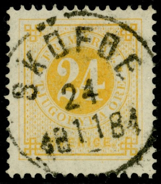 F34. SKÖFDE 24.11.1881. Praktex!