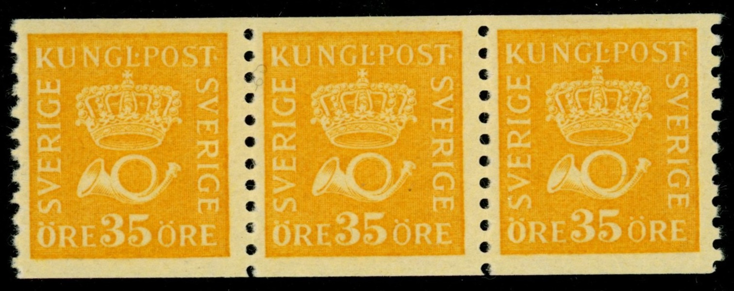 F157 a2-ppr. Postfriskt 3-strip. F 3000 kr