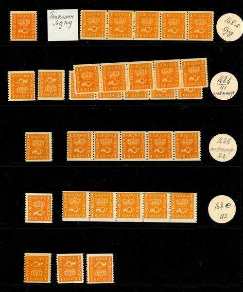 F168. Liten studielot mest xx med några olikheter enl bild. 