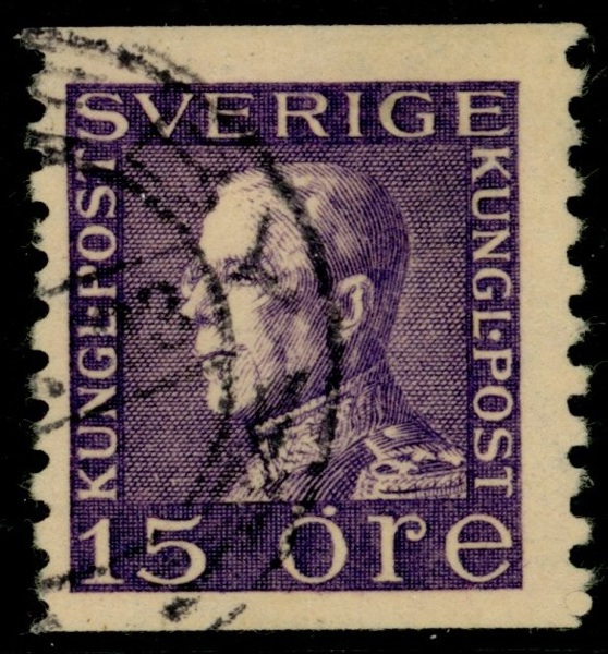 F175Acx. Stämplat ex med vm våglinjer. F 9000 kr