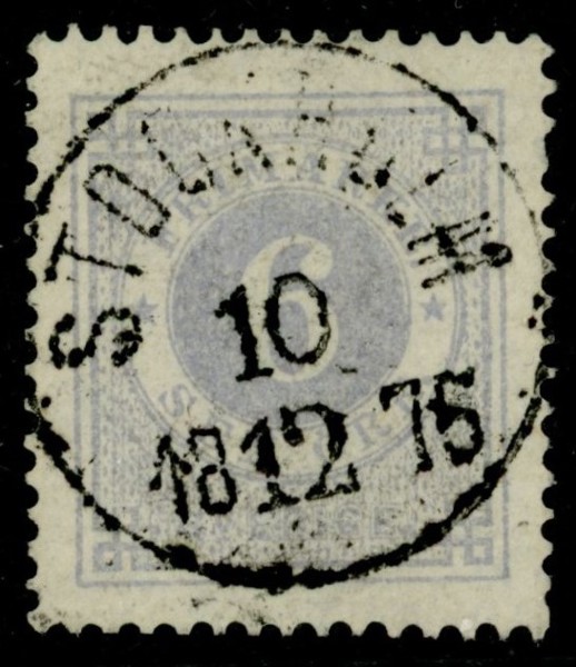 F20i. STOCKHOLM 10.12.1875. Prakt-lyx!