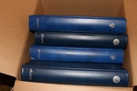 Postens samlarblad i fyra pärmar ca 1997-2009. Nom ca 9000 kr