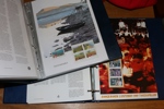 Postens samlarblad i fyra pärmar ca 1997-2009. Nom ca 9000 kr
