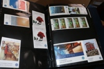 Parti häften 1960-2000-tal i fyra album, bl.a. många "brev" (22 kr/st). Nom ca 20000 kr
