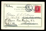 Vykort till Sthlm, eftersänt till GIBRALTAR. Stpl NYKÖPING 19.12.1902. Ovanligt adressland.