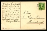 Ovanlig stämpel på vykort: GÄDDVIK 7.12.1910. Postal 200 kr