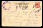 Vykort från Köpenhamn till svensk missionär i Kuling, Kina 1915.